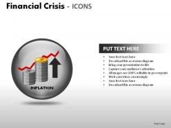 Financial crisis icons powerpoint presentation slides