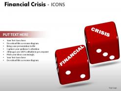 Financial crisis icons powerpoint presentation slides