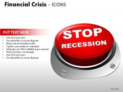 Financial crisis icons powerpoint presentation slides