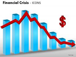 Financial crisis icons powerpoint presentation slides