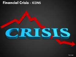 Financial crisis icons powerpoint presentation slides