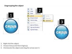 Financial crisis icons powerpoint presentation slides