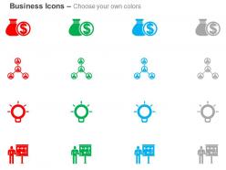 Financial deposit chart idea generation result analysis ppt icons graphics
