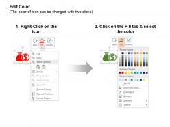 Financial deposit chart idea generation result analysis ppt icons graphics