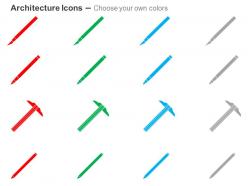 Fine nail thick nail hammer repair service ppt icons graphics