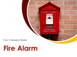 Fire alarm button icon factory wall centre warning emergency