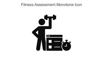 Fitness Assessment Monotone Icon In Powerpoint Pptx Png And Editable Eps Format