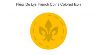 Fleur De Lys French Coins Colored Icon In Powerpoint Pptx Png And Editable Eps Format