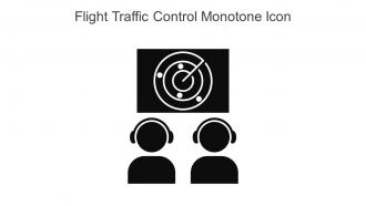Flight Traffic Control Monotone Icon In Powerpoint Pptx Png And Editable Eps Format