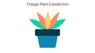 Foliage Plant Colored Icon In Powerpoint Pptx Png And Editable Eps Format