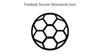 Football Soccer Monotone Icon In Powerpoint Pptx Png And Editable Eps Format