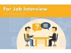 For Job Interview Circular Communication Applicant Employee Recruitment Symbol