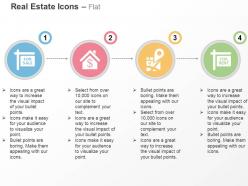 For sale for rent property location representation ppt icons graphics