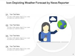 Forecast Icon Business Meteorology Smartphone Revenue Strategy