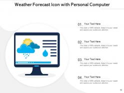 Forecast Icon Business Meteorology Smartphone Revenue Strategy