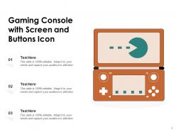 Gaming icon experience console notification vintage including television