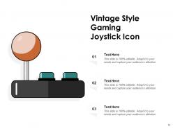 Gaming icon experience console notification vintage including television