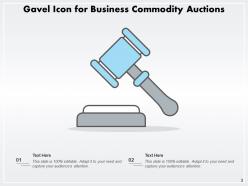 Gavel Icon Business Indicating Review Illustrating Judgement