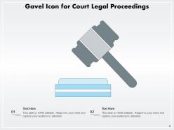 Gavel Icon Business Indicating Review Illustrating Judgement