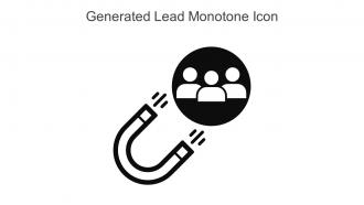 Generated Lead Monotone Icon In Powerpoint Pptx Png And Editable Eps Format