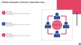 Global Enterprise Network Connection Icon