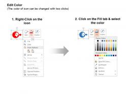 Globe calculator tools financial tag ppt icons graphics