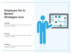 Go To Market Icon Strategies Employee Marketing Analyzing Implementation