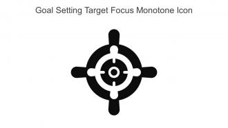 Goal Setting Target Focus Monotone Icon In Powerpoint Pptx Png And Editable Eps Format