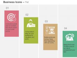 Goals and objective business portfolio time management developer ppt icons graphic