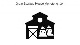 Grain Storage House Monotone Icon In Powerpoint Pptx Png And Editable Eps Format