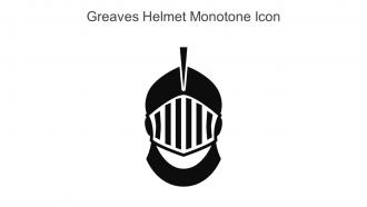 Greaves Helmet Monotone Icon In Powerpoint Pptx Png And Editable Eps Format