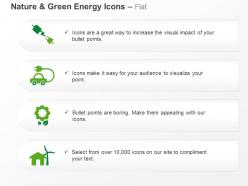 Green energy powr back up ppt icons graphics