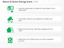 Green house energy bio energy recycling ppt icons graphics