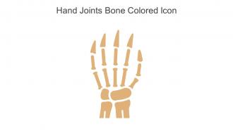 Hand Joints Bone Colored Icon In Powerpoint Pptx Png And Editable Eps Format