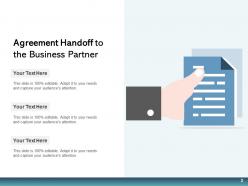 Handoff Agreement Business Happiness Donation Through Satellite