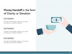 Handoff Agreement Business Happiness Donation Through Satellite