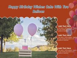 Happy Birthday Wishes Through Doughnuts Chocolate Present Balloon