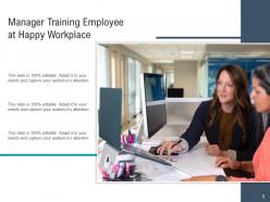 Happy Workplace Profitable Organization Promotion Representing Employees