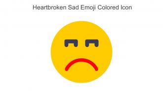 Heartbroken Sad Emoji Colored Icon In Powerpoint Pptx Png And Editable Eps Format
