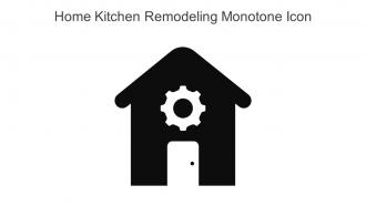 Home Kitchen Remodeling Monotone Icon In Powerpoint Pptx Png And Editable Eps Format