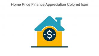 Home Price Finance Appreciation Colored Icon In Powerpoint Pptx Png And Editable Eps Format