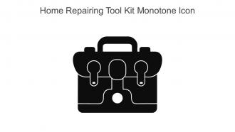 Home Repairing Tool Kit Monotone Icon In Powerpoint Pptx Png And Editable Eps Format
