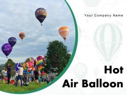 Hot Air Balloon Vacation Enjoying Mountains Clouds Passengers Festival