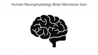 Human Neurophysiology Brain Monotone Icon In Powerpoint Pptx Png And Editable Eps Format