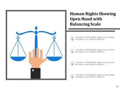 Human Rights Showcasing Hand In Handcuffs Many Hands Together