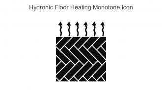 Hydronic Floor Heating Monotone Icon In Powerpoint Pptx Png And Editable Eps Format