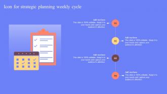 Icon For Strategic Planning Weekly Cycle