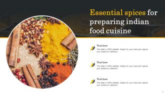 Indian Food Cuisine Powerpoint Ppt Template Bundles
