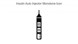 Insulin Auto Injector Monotone Icon In Powerpoint Pptx Png And Editable Eps Format