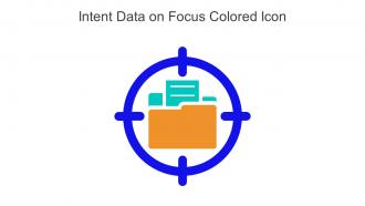 Intent Data On Focus Colored Icon In Powerpoint Pptx Png And Editable Eps Format